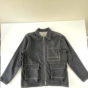 Denim Jacket Worker Man